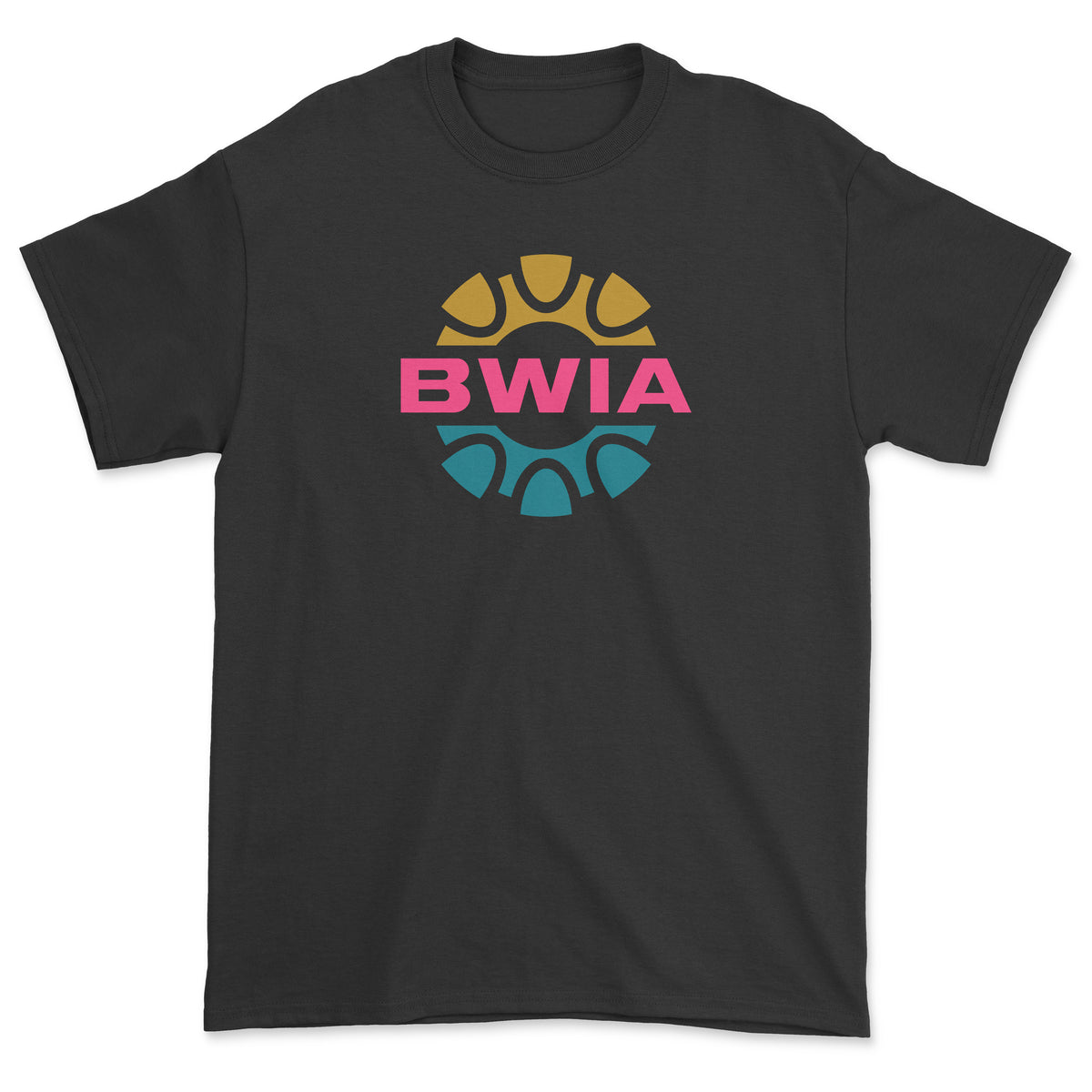 BWIA West Indies Airways Unisex T-Shirt - Black