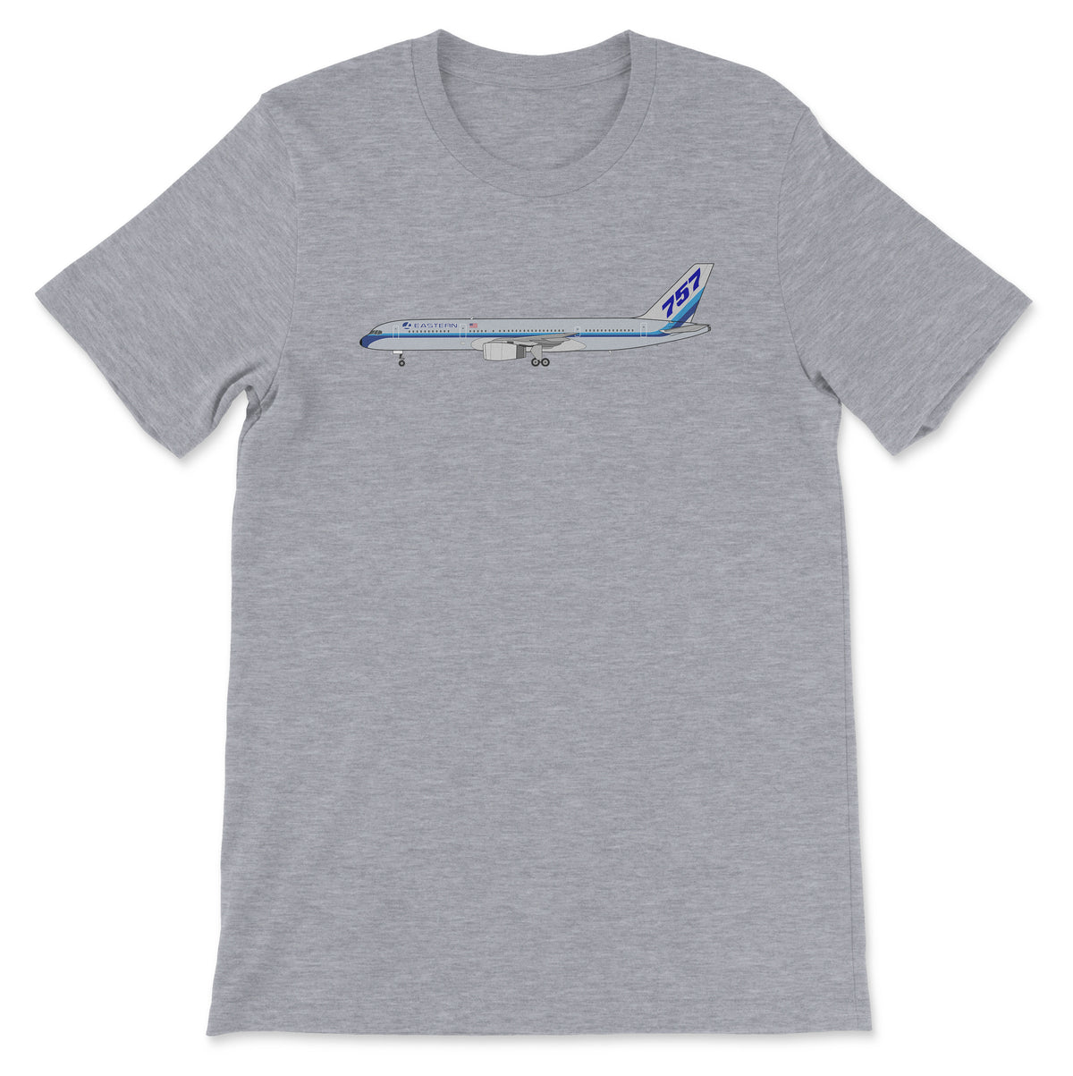 Eastern Airlines Boeing 757 Unisex T-Shirt - Athletic Heather