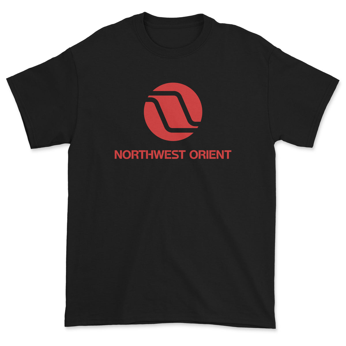 Northwest Orient Airlines Unisex T-Shirt - Black