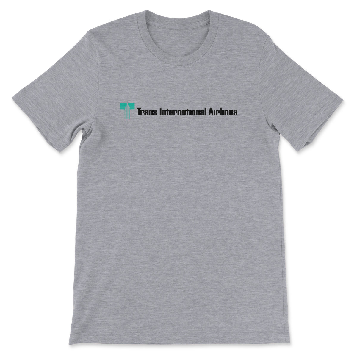 Trans International Airlines TIA Unisex T-Shirt - Athletic Heather