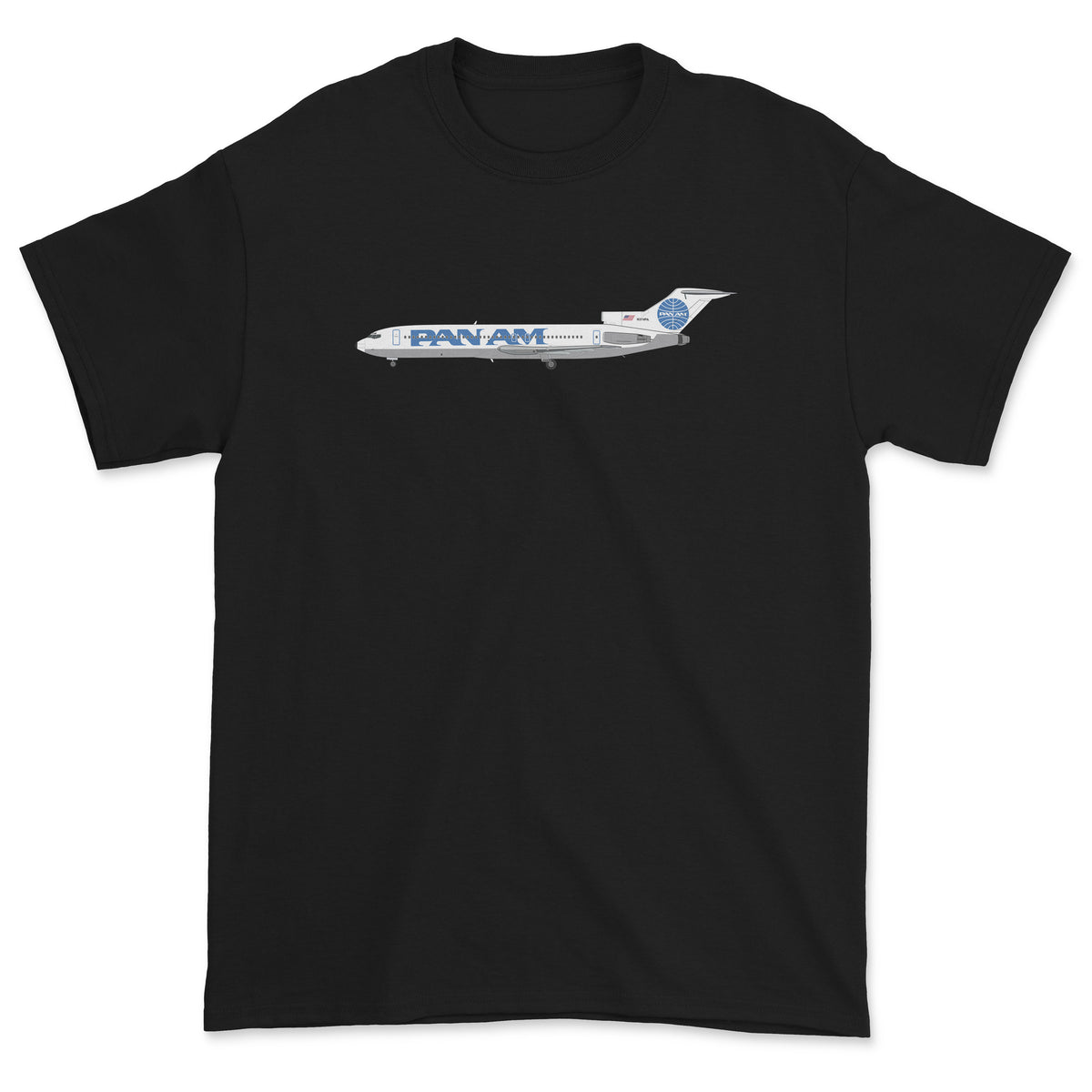 Pan Am Boeing 727 Unisex T-Shirt - Black