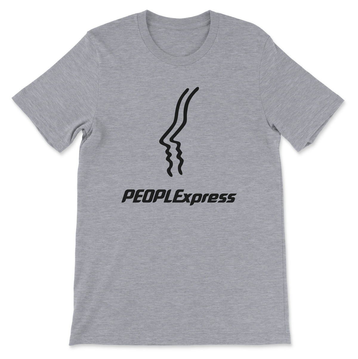 Vintage Designs Hub People Express Airlines Unisex T-Shirt - Athletic Heather
