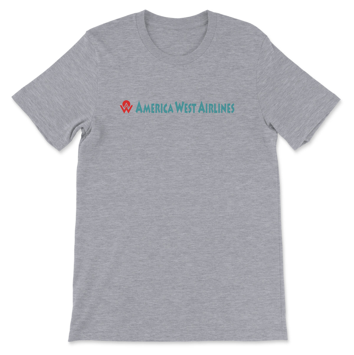 America West Airlines Unisex T-Shirt - Athletic Heather