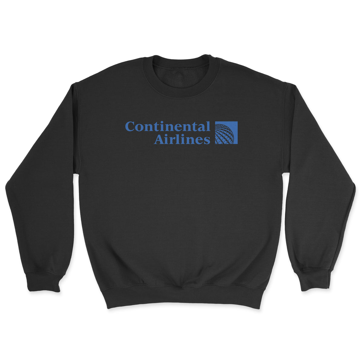 Continental Airlines Unisex Sweatshirt - Black