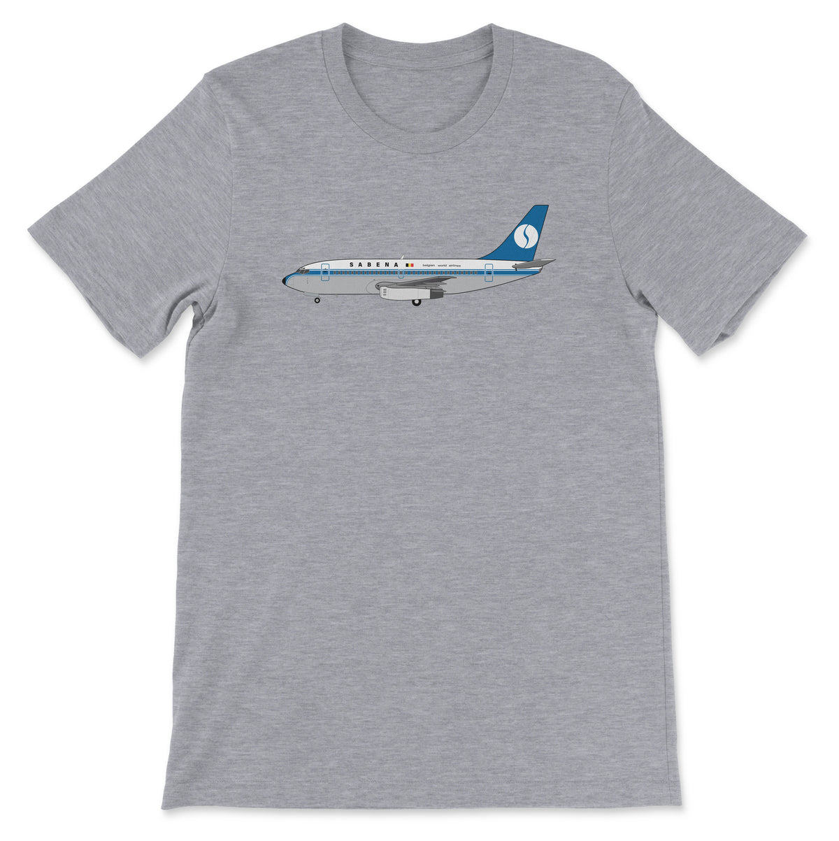 Sabena Boeing 737 Unisex T-Shirt - Athletic Heather
