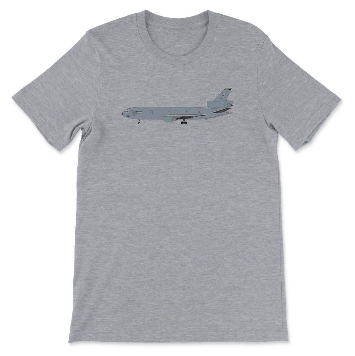 United States Air Force USAF McDonnell Douglas KC-10 Extender Unisex T-Shirt - Athletic Heather