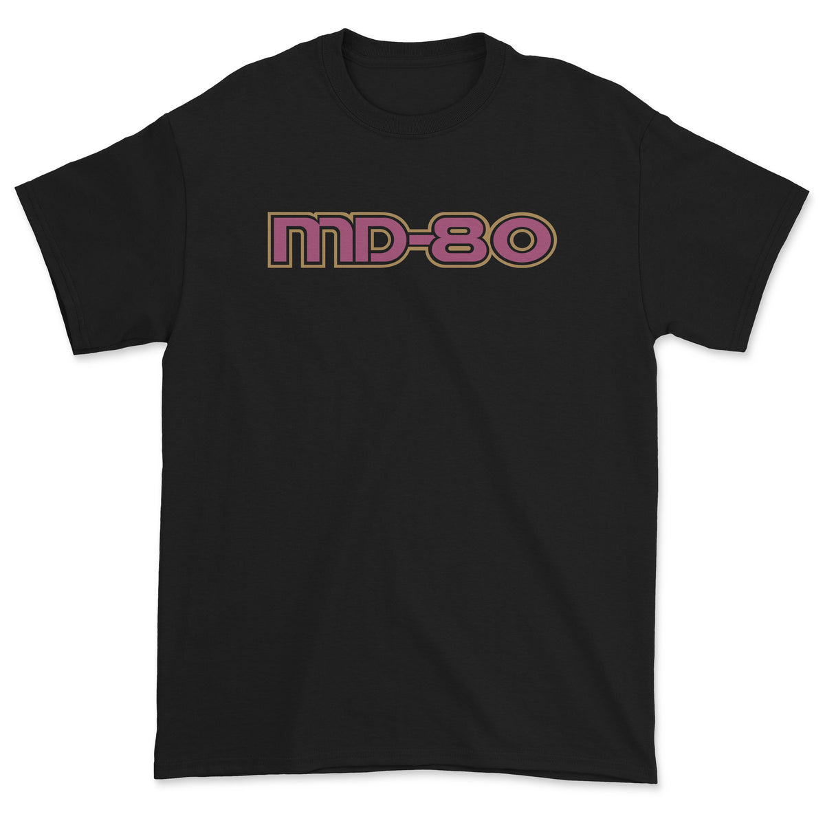 McDonnell Douglas MD-80 Unisex T-Shirt - Black