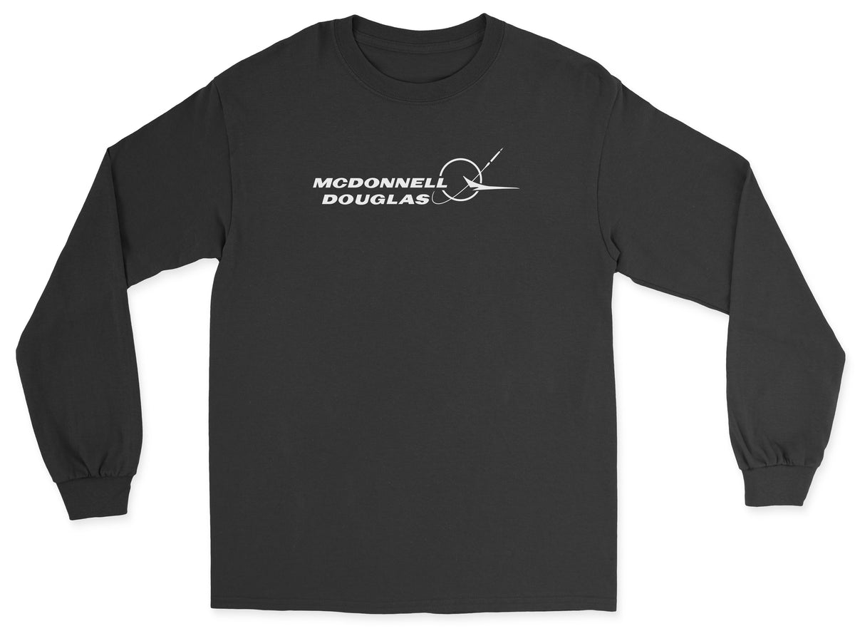McDonnell Douglas Unisex Long Sleeve T-Shirt - Black