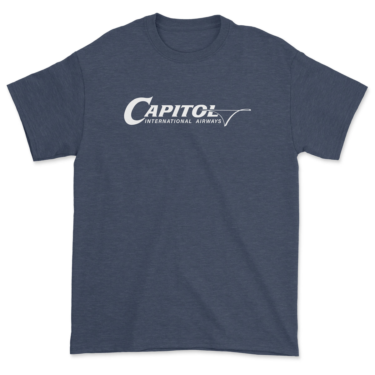 Capitol International Airways Unisex T-Shirt - Heather Navy