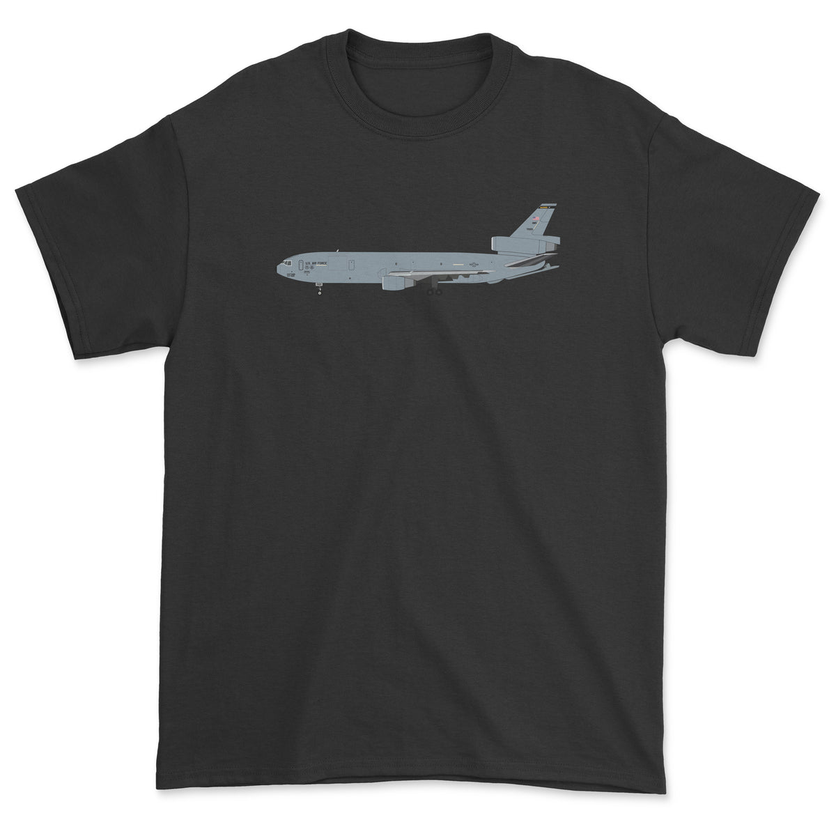 United States Air Force USAF McDonnell Douglas KC-10 Extender Unisex T-Shirt - Black