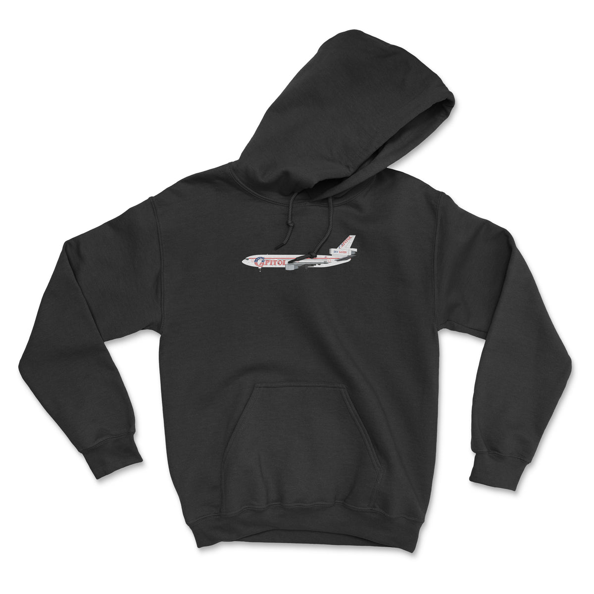 Capitol Air Mcdonnell Douglas DC-10 Unisex Hoodie - Black