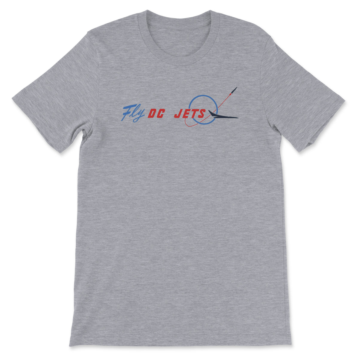 Fly DC Jets Sign Unisex T-Shirt - Athletic Heather