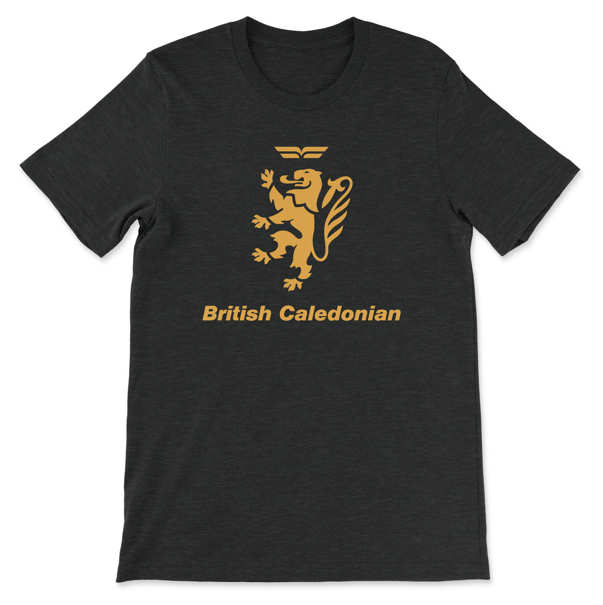British Caledonian Unisex T-Shirt - Black Heather