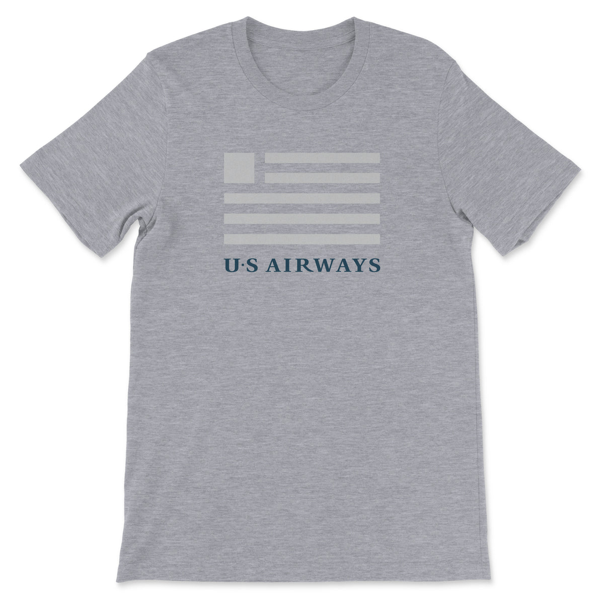 US Airways Unisex T-Shirt - Athletic Heather