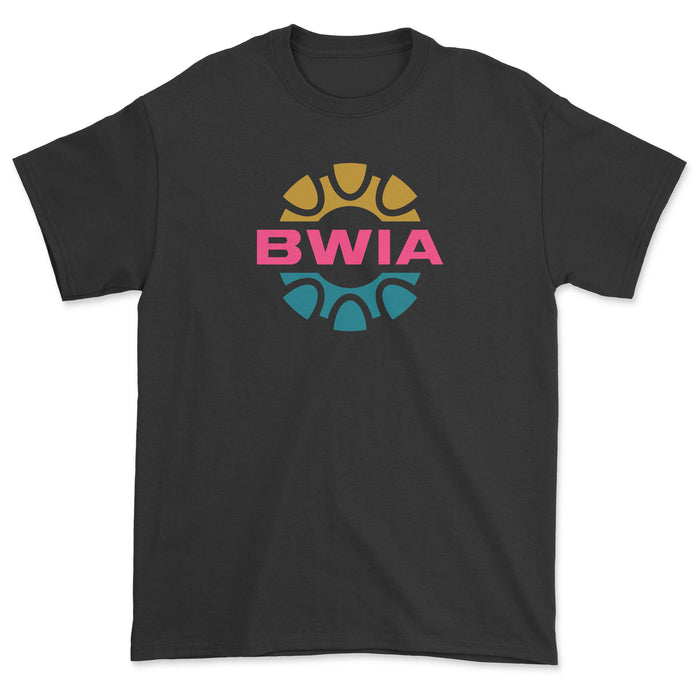 BWIA West Indies Airways Unisex T-Shirt - Black