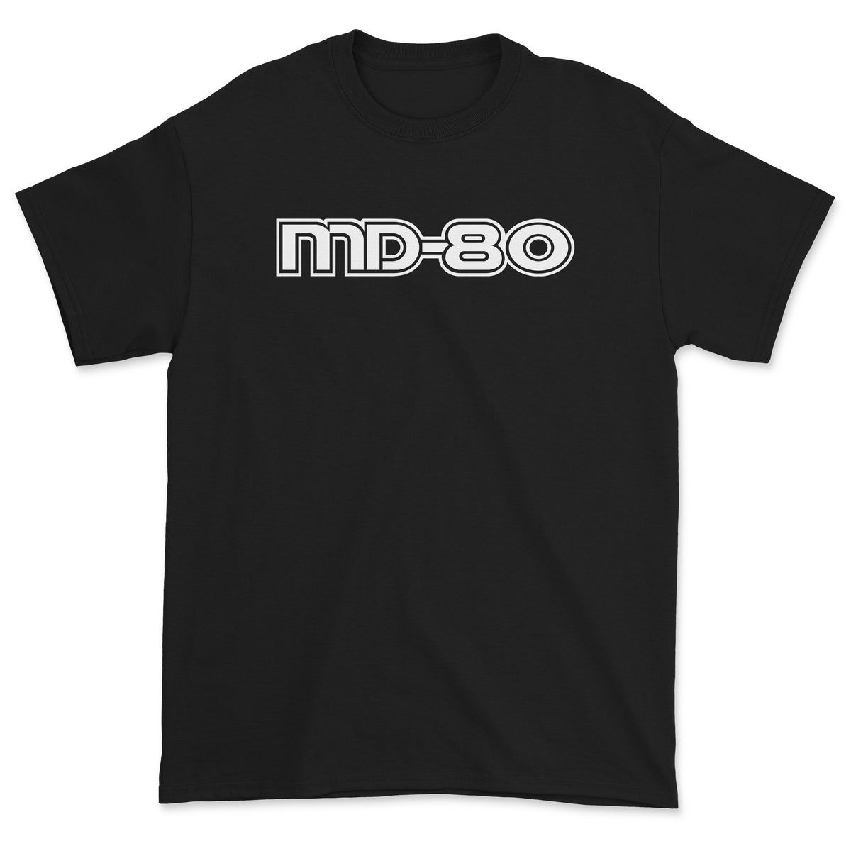 McDonnell Douglas MD-80 Unisex T-Shirt - Black