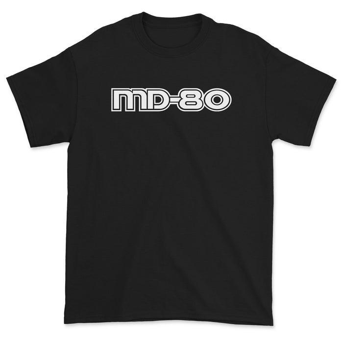 McDonnell Douglas MD-80 Unisex T-Shirt - Black