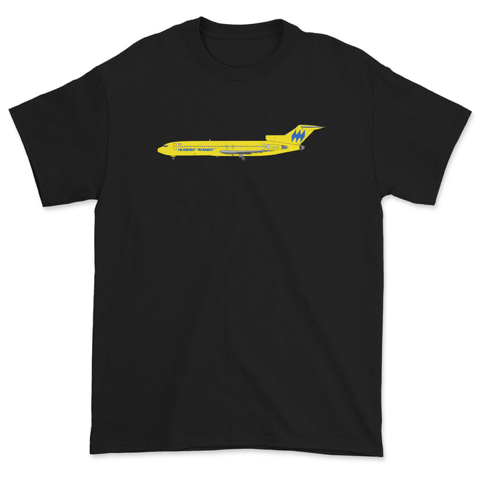 Hughes Airwest Boeing 727 Unisex T-Shirt - Black