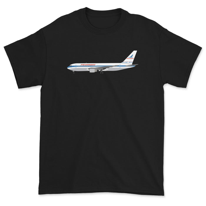 Piedmont Airlines Boeing 767 Unisex T-Shirt - Black