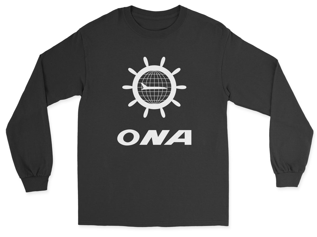 ONA Unisex Long Sleeve T-Shirt - Black