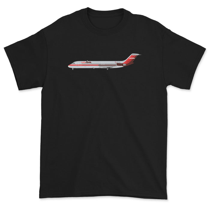 USAir McDonnell Douglas DC-9 Unisex T-Shirt - Black