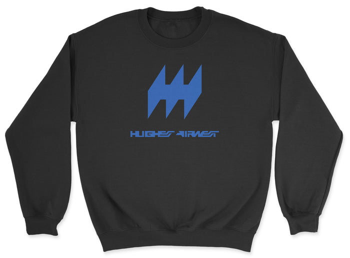 Hughes Airwest Unisex Sweatshirt - Black