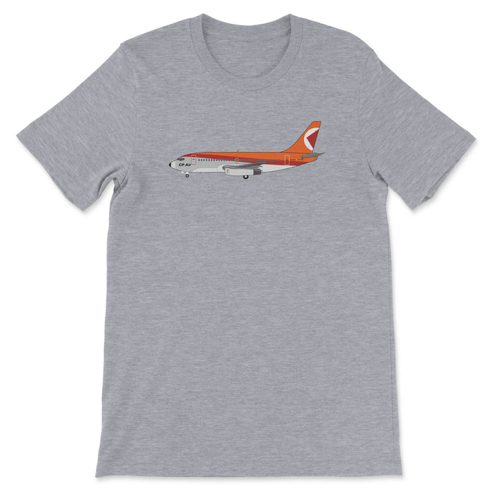 CP Air Boeing 737 Unisex T-Shirt - Athletic Heather
