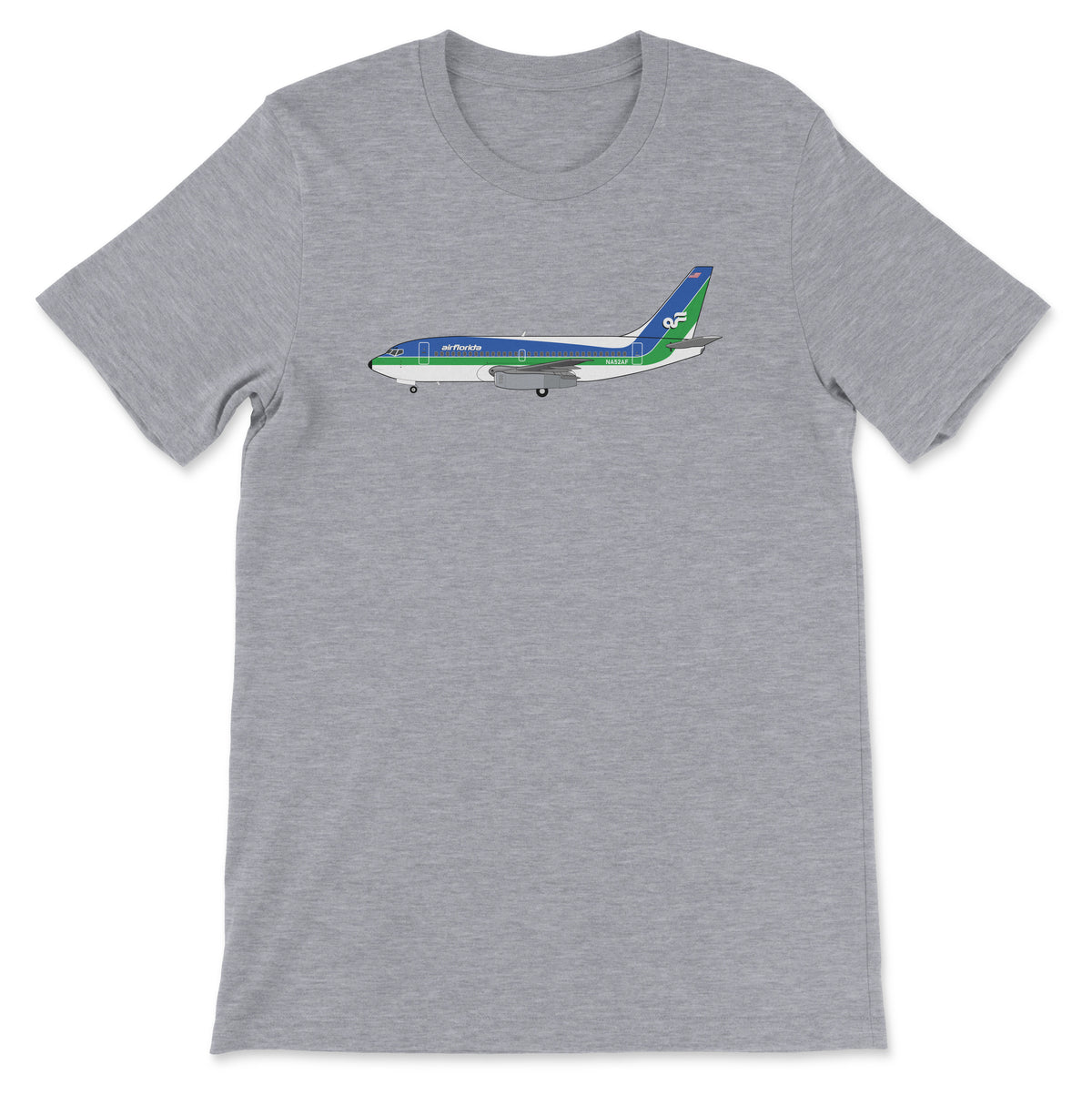 Air Florida Boeing 737 Unisex T-Shirt - Athletic Heather
