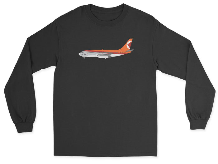 CP Air Boeing 737 Unisex Long Sleeve T-Shirt - Black