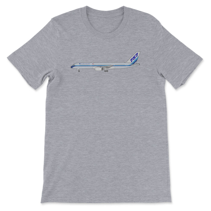 Eastern Airlines Boeing 757 Unisex T-Shirt - Athletic Heather