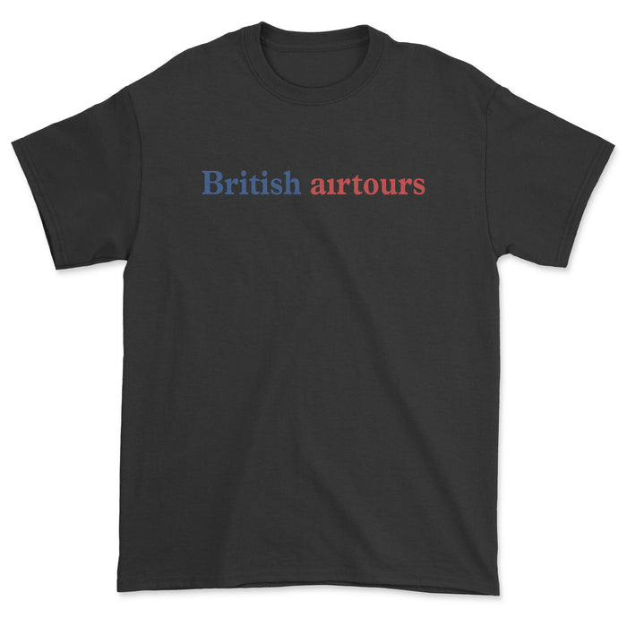 British Airtours Unisex T-Shirt - Black