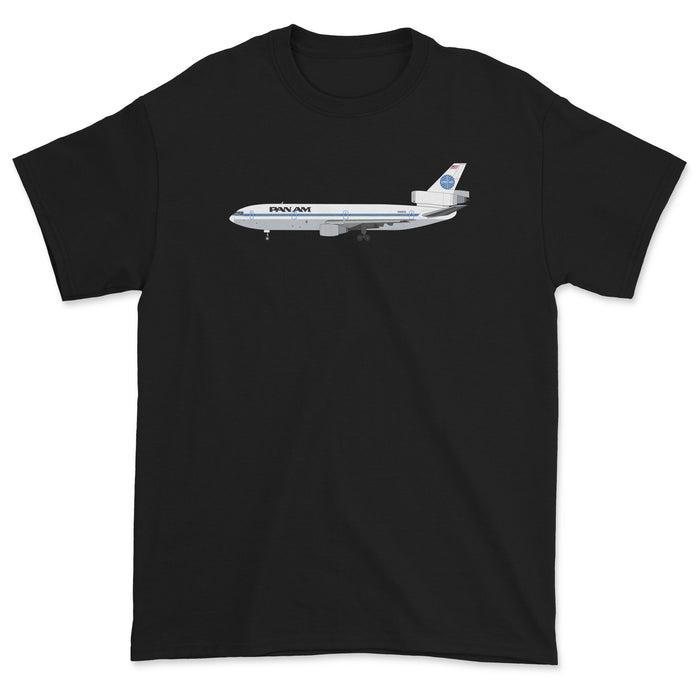 Pan Am Mcdonnell Douglas DC-10 Unisex T-Shirt - Black