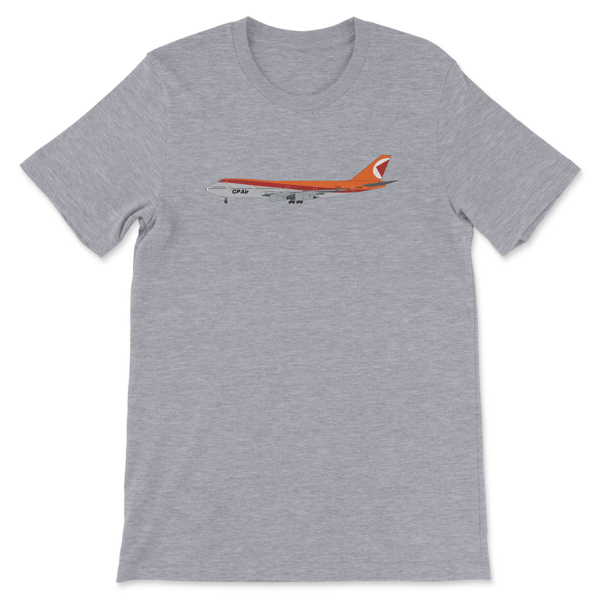 CP Air Boeing 747 Unisex T-Shirt - Athletic Heather