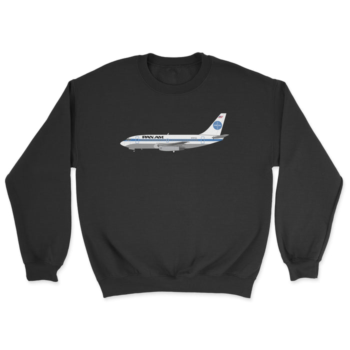 Pan Am Boeing 737 Unisex Sweatshirt - Black
