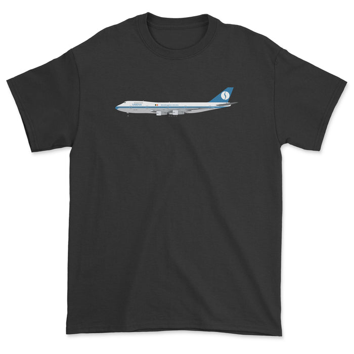 Sabena Boeing 747 Unisex T-Shirt - Black