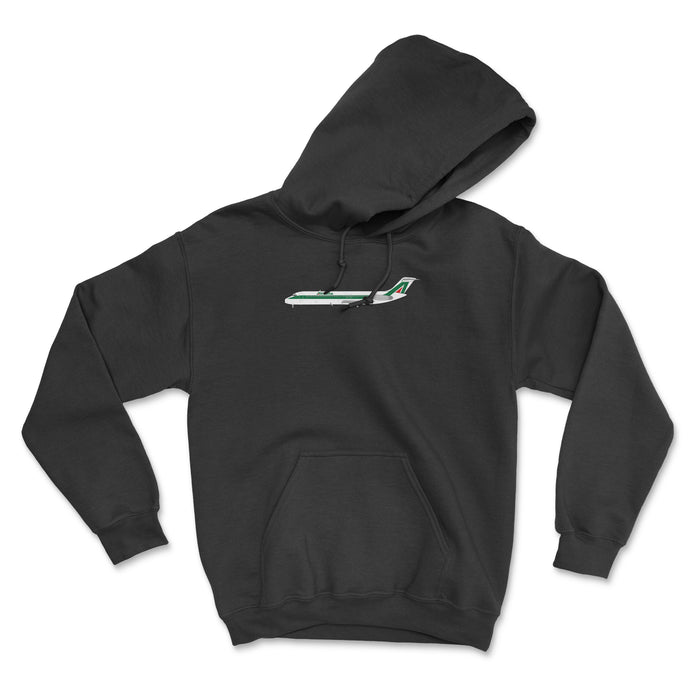 Alitalia McDonnell Douglas DC-9 Unisex Hoodie - Black