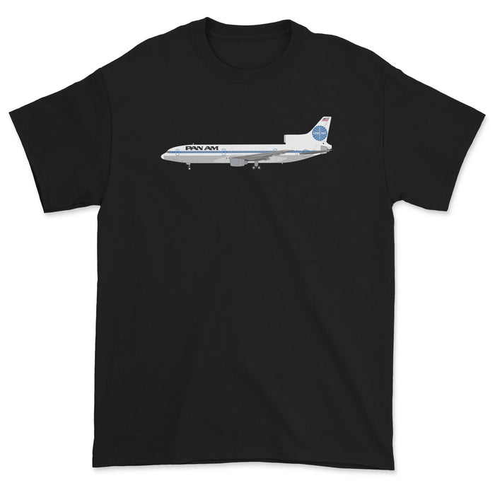 Pan Am Lockheed L-1011 Tristar Unisex T-Shirt - Black