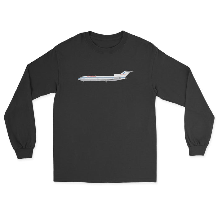 Piedmont Airlines Boeing 727 Unisex Long Sleeve T-Shirt - Black