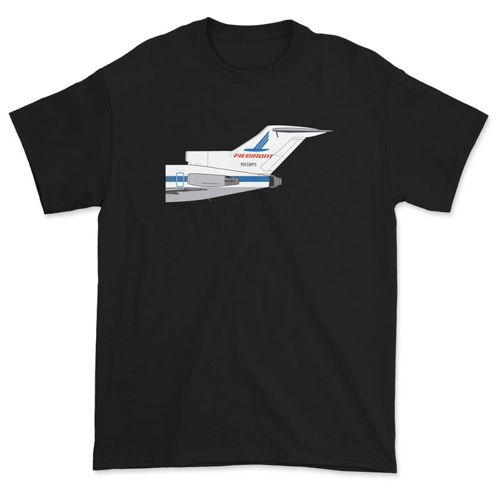 Piedmont Airlines Boeing 727 Tail Section Unisex T-Shirt - Black