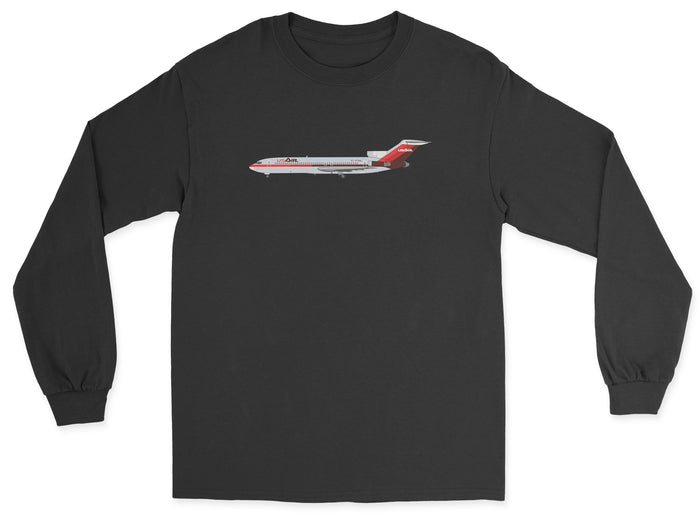 USAir Boeing 727 Unisex Long Sleeve T-Shirt - Black