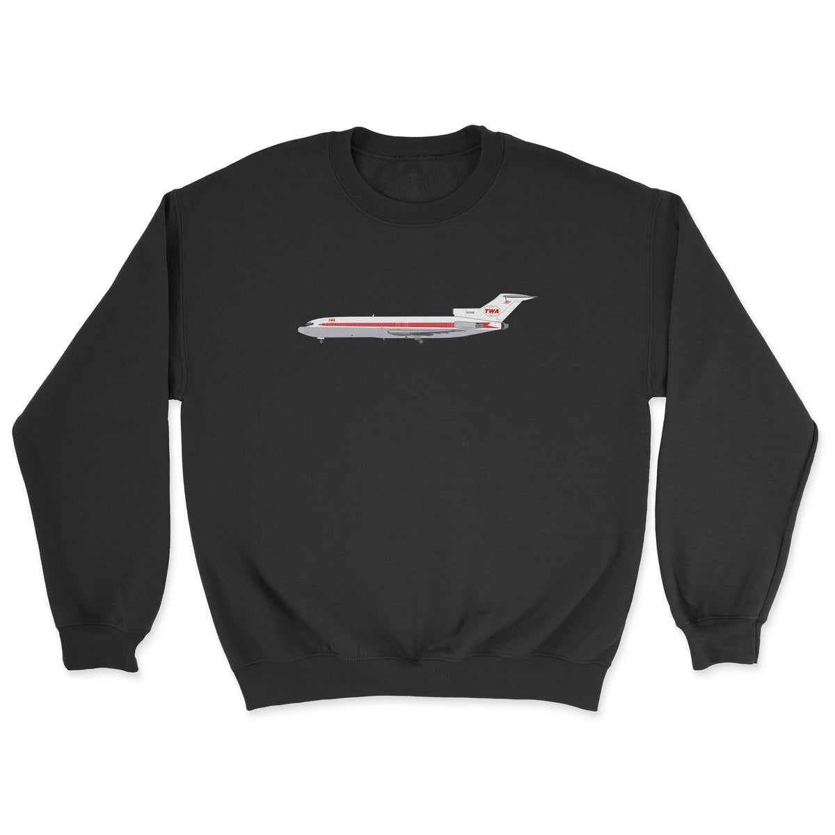 TWA Boeing 727 Unisex Sweatshirt - Black
