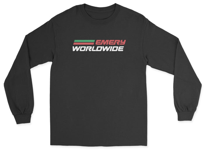 Emery Worldwide Unisex Long Sleeve T-Shirt - Black