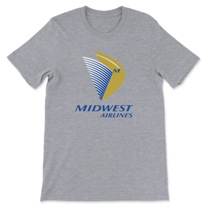 Midwest Airlines Unisex T-Shirt - Athletic Heather