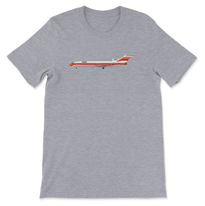 PSA Boeing 727 Unisex T-Shirt - Athletic Heather