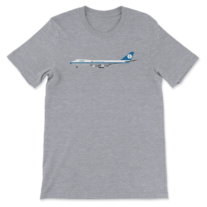 Sabena Boeing 747 Unisex T-Shirt - Athletic Heather