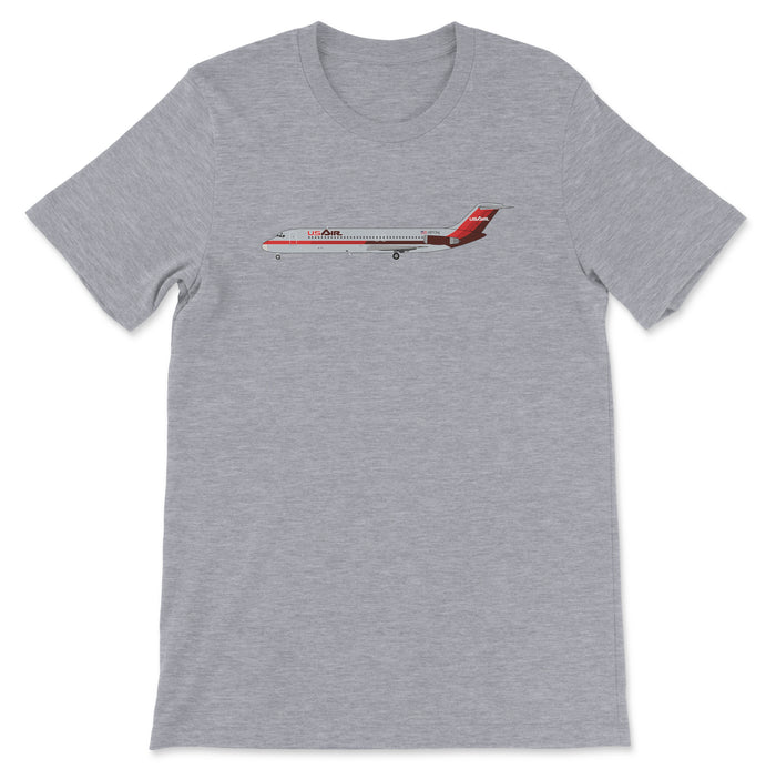 USAir McDonnell Douglas DC-9 Unisex T-Shirt - Athletic Heather