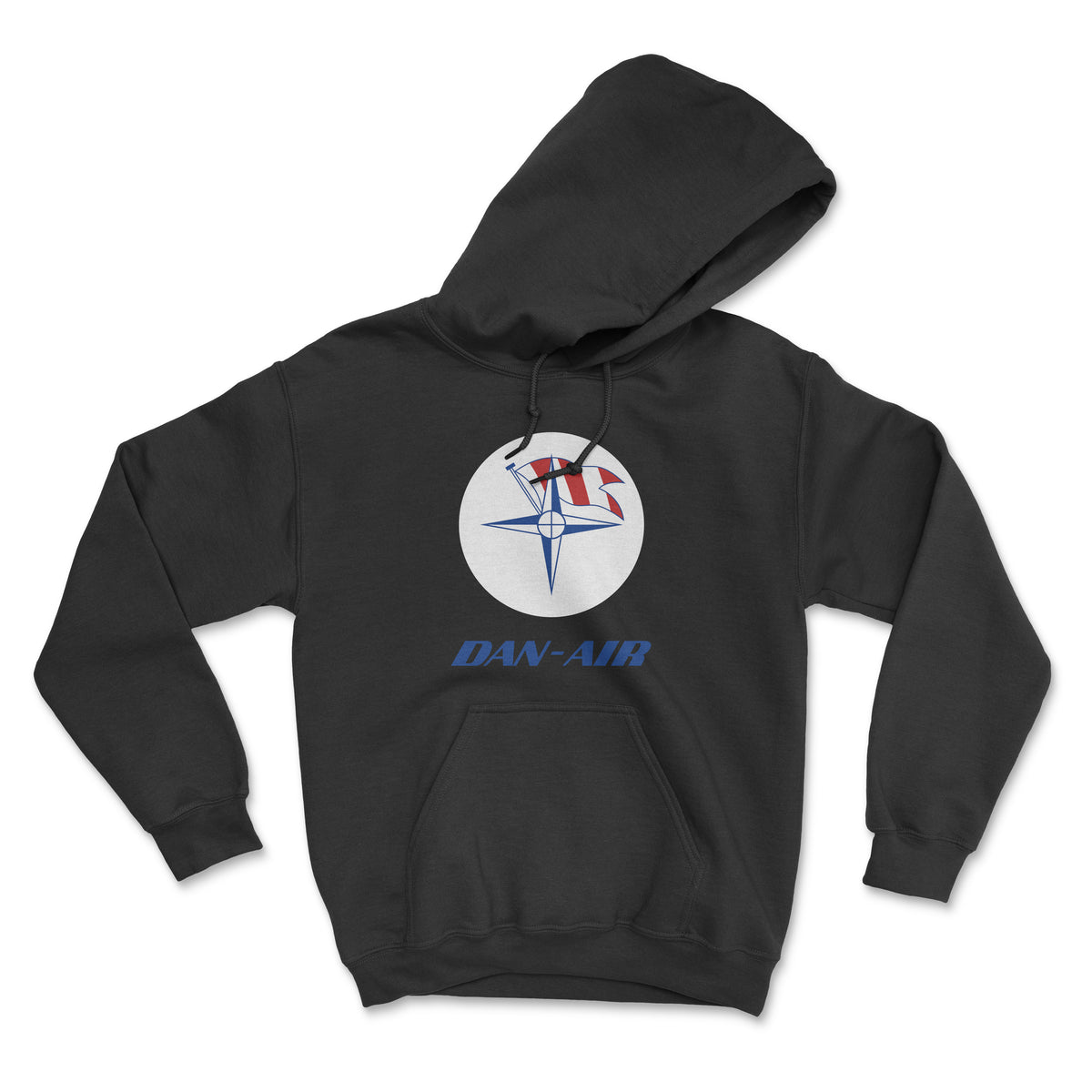 Dan-Air Unisex Hoodie - Black