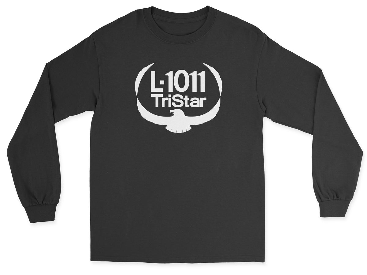 Lockheed L-1011 Tristar Unisex Long Sleeve T-Shirt - Black
