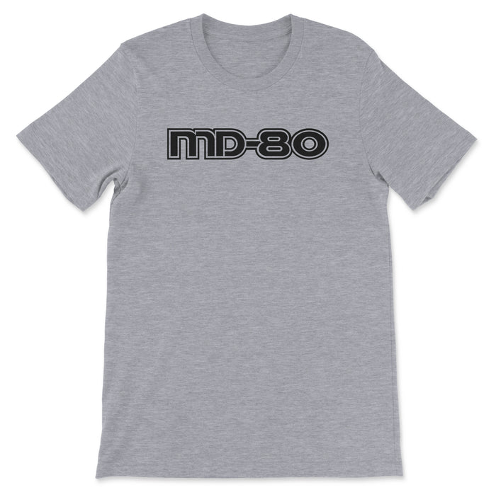 McDonnell Douglas MD-80 Unisex T-Shirt - Athletic Heather