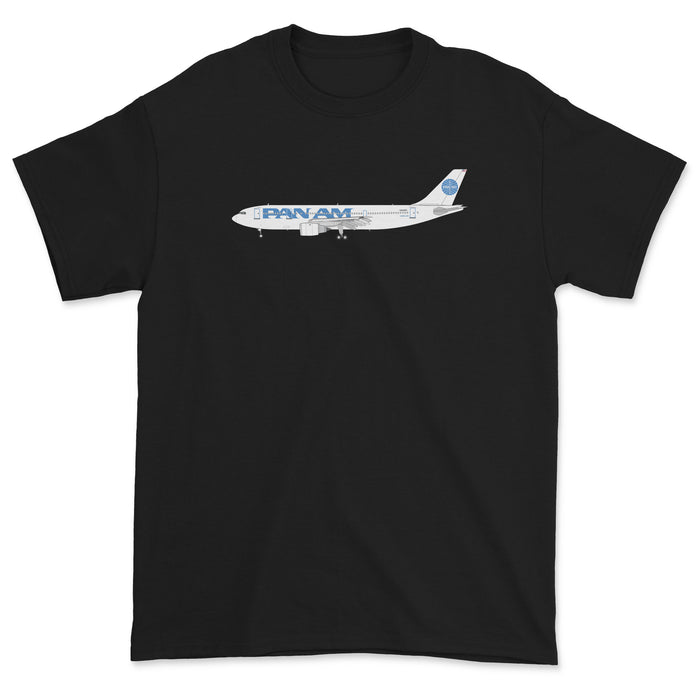 Pan Am Airbus A300 Unisex T-Shirt - Black